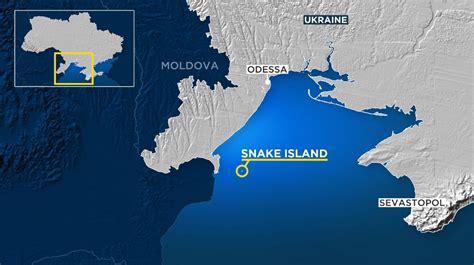 map of snake island ukraine